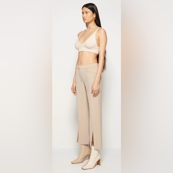 Jonathan Simkhai Pants - Jonathan Simkhai The Ivy Eco-Twill Pant in Otter Size 6